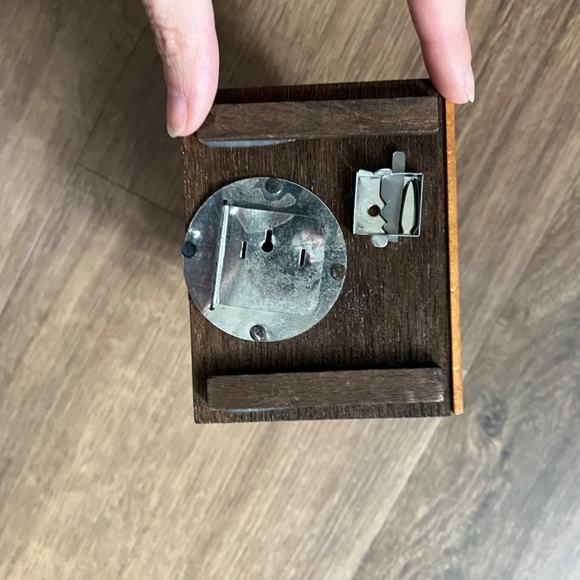 Vintage Little Red Riding Hood Wood House Bank Coin Cottage- Germany circa 1940 - Picture 9 of 15